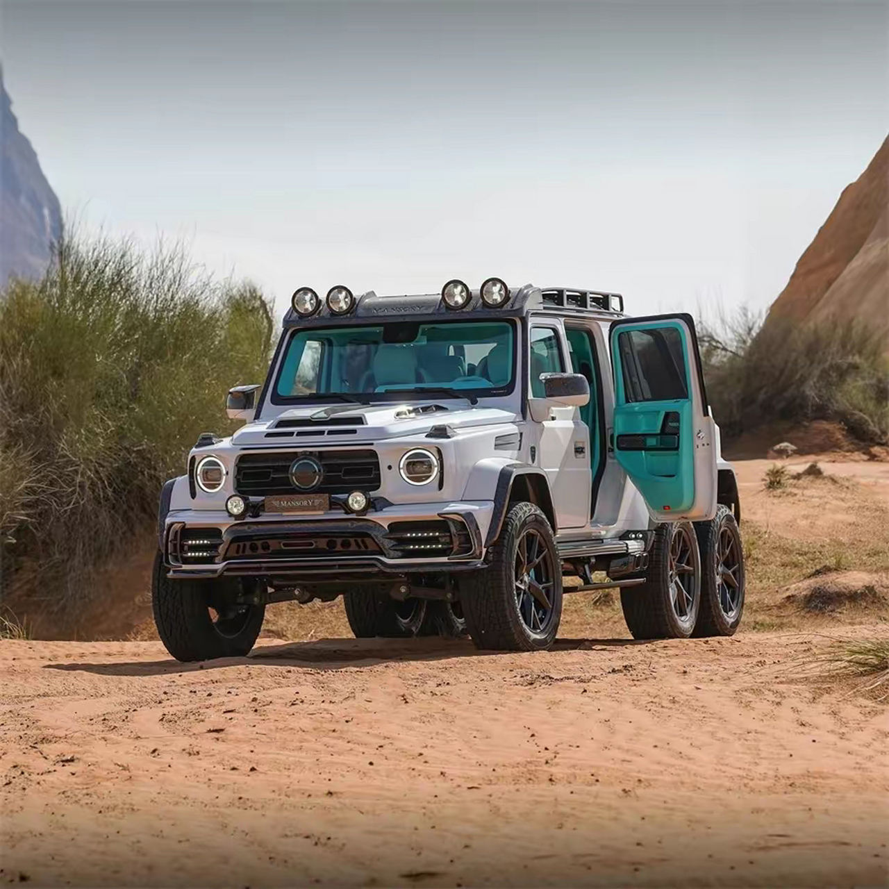 mansory全新终极越野车"gronos 6x6" 豪车超跑超话