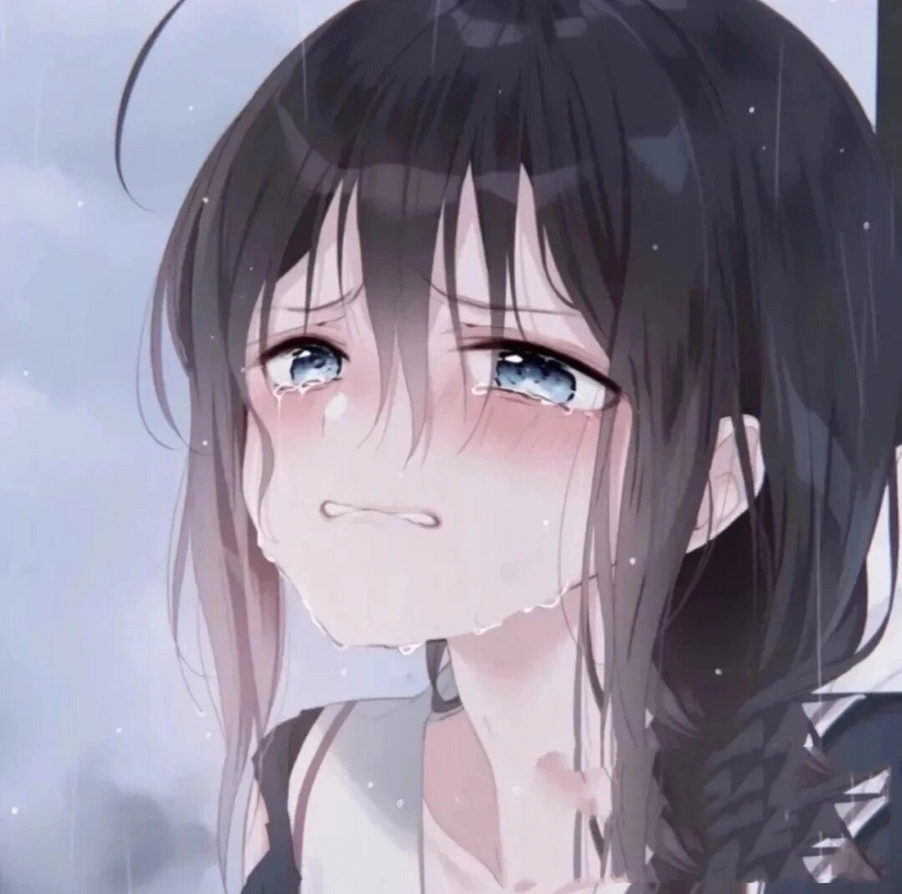 伤感头像 女孩子们一定不要轻易地哭!加油