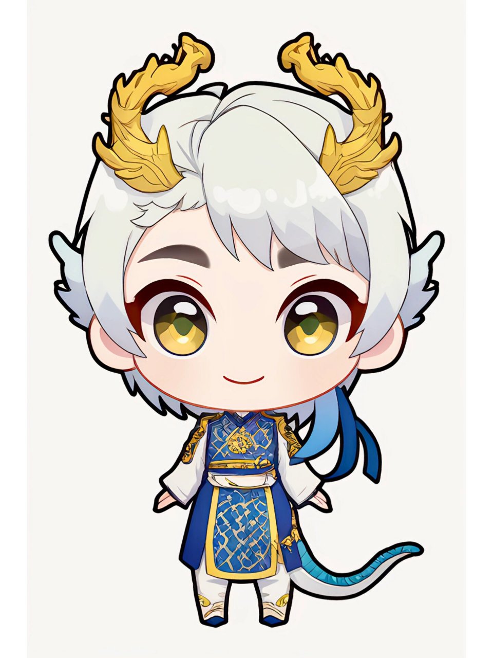 q版古风二次元龙拟人(男生版) #搞的就是艺术# #夏日滤镜# #搞的就是