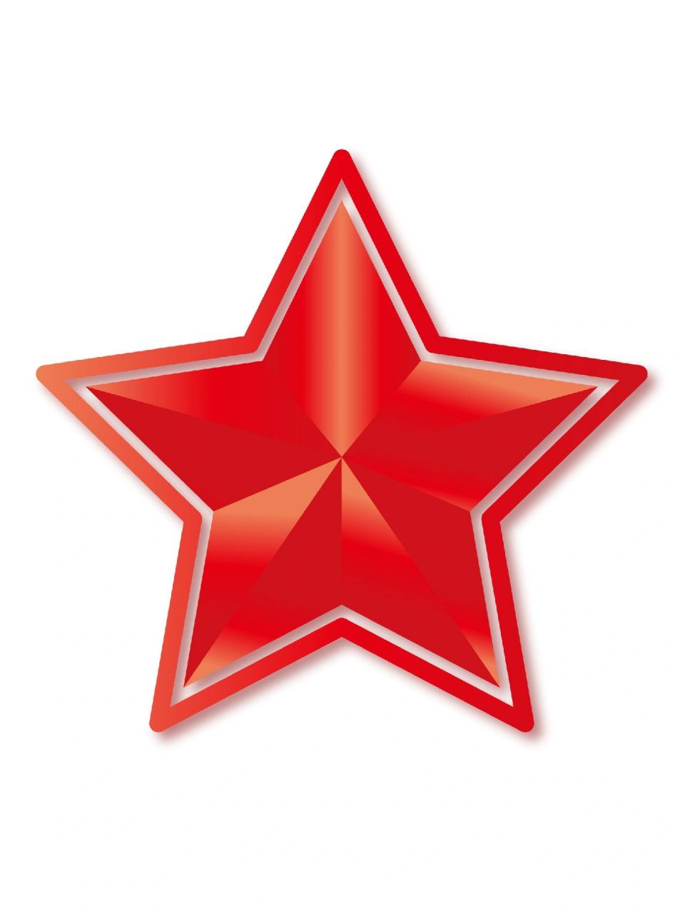 红色五角星 对五角星82的喜欢好像是与生俱来的一样,也许是因为五星