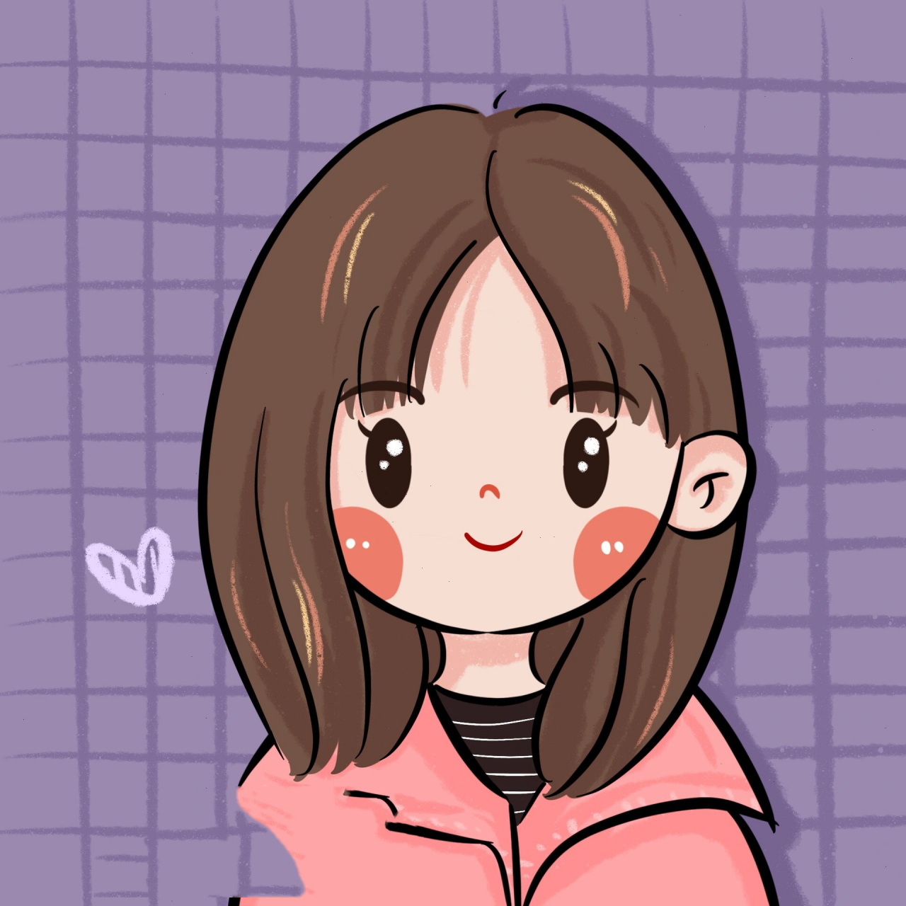 手绘可爱卡通女生头像 可可爱爱女生头像,手绘卡通头像 照片转手绘,客