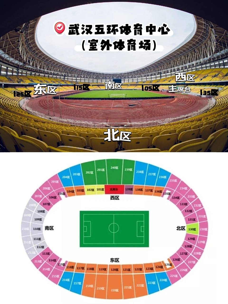 五环体育中心演唱会座位分布|干货合辑 99五环体育中心(体育场)