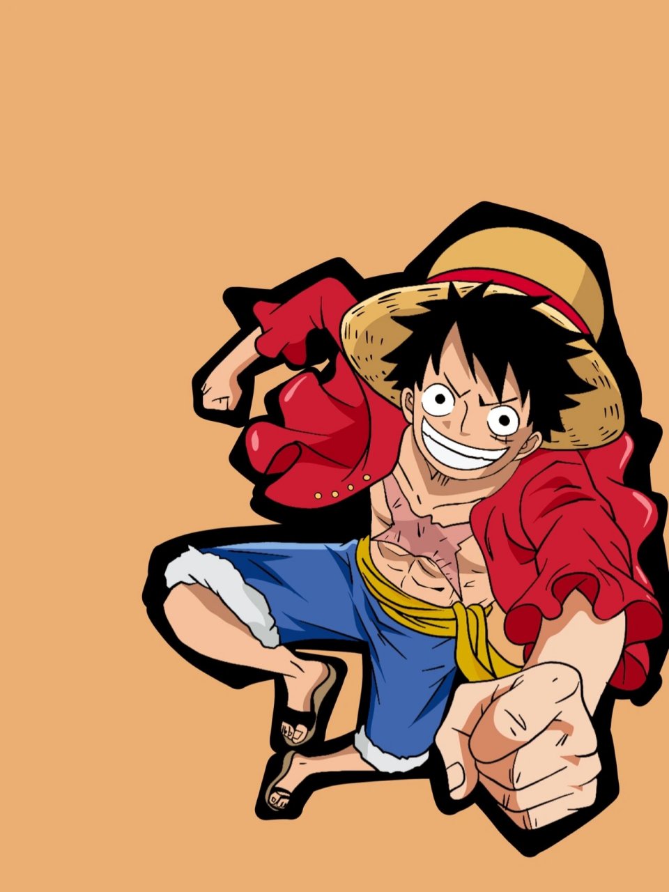 海贼王头像壁纸 路飞超帅!