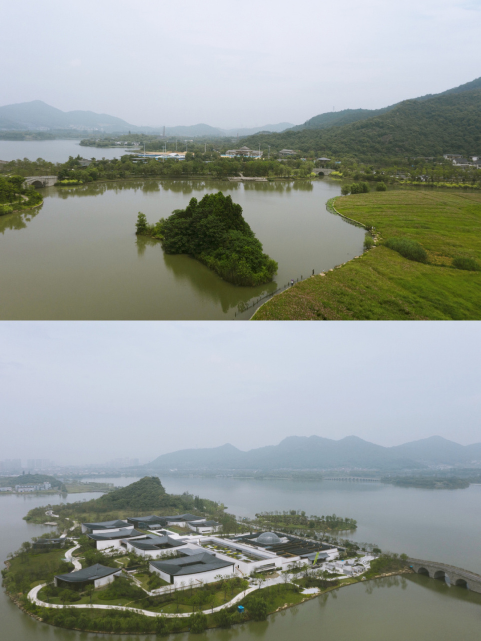 98西湖姐妹湖|沦陷在湘湖的花海中 来杭州n次,却一直在西湖周边和