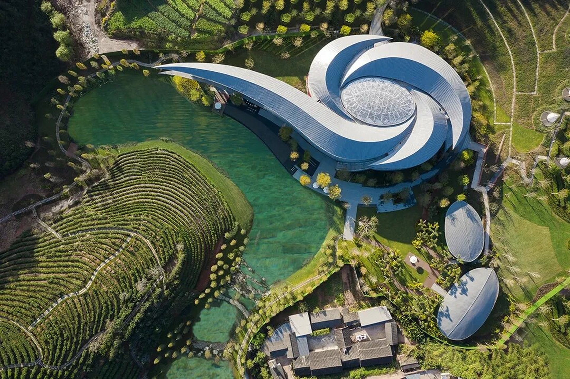 建筑设计|融创 普洱国际健康城 929597 "智者乐水,仁者乐山.