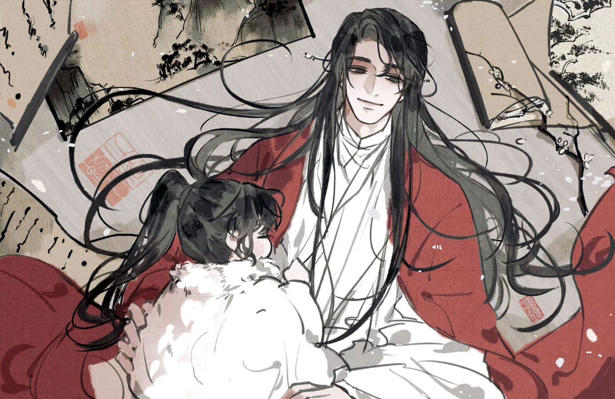 画师墙头判官图片