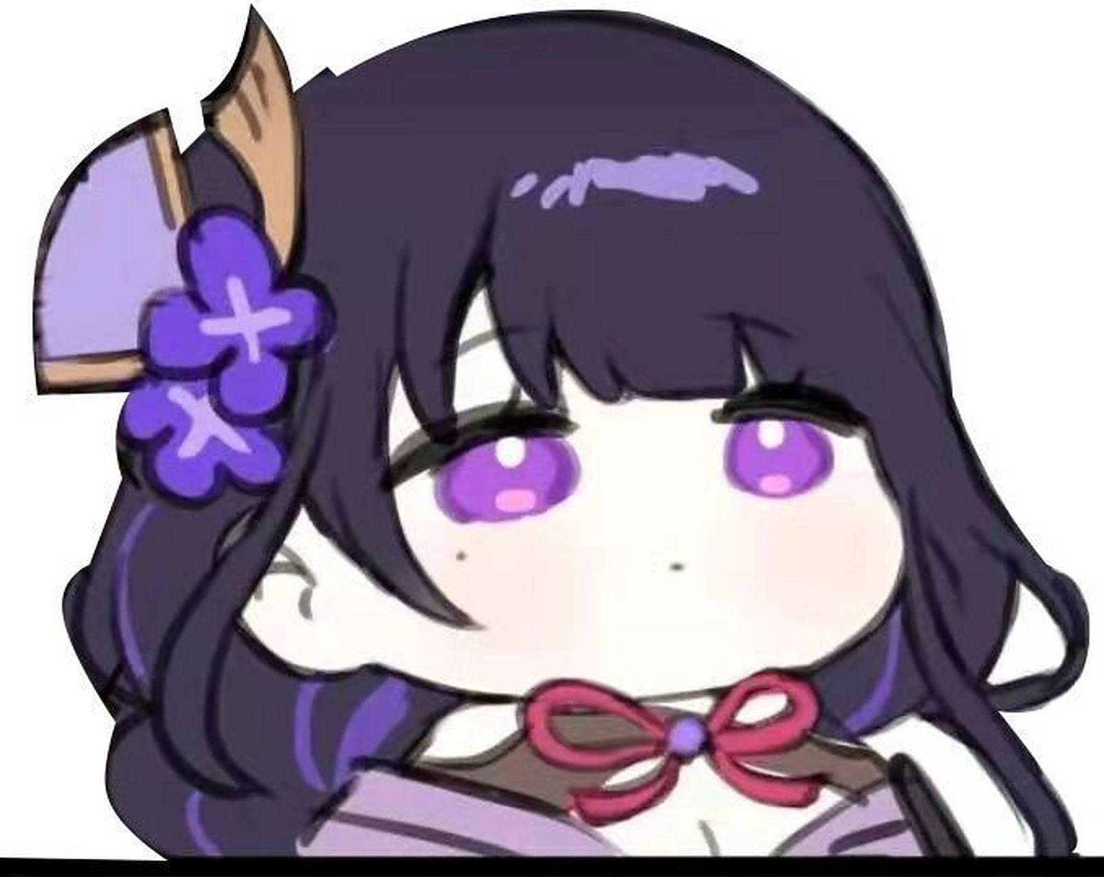 原神 一些雷电将军表情包 影真可爱啊 快贴贴