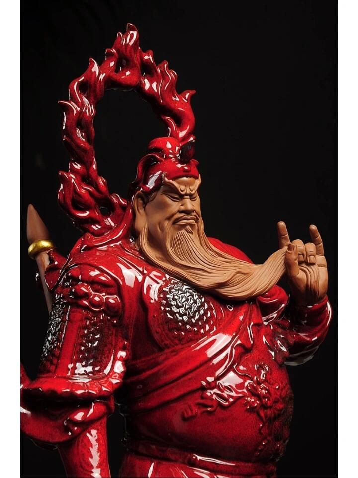 曾国清文武财神关公财神爷关二爷像关羽神像