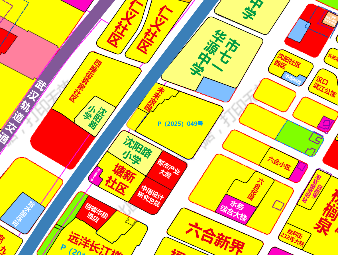 049号地块位于江岸区