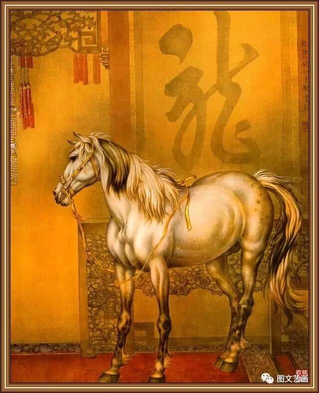 千里马工笔画素材分享!