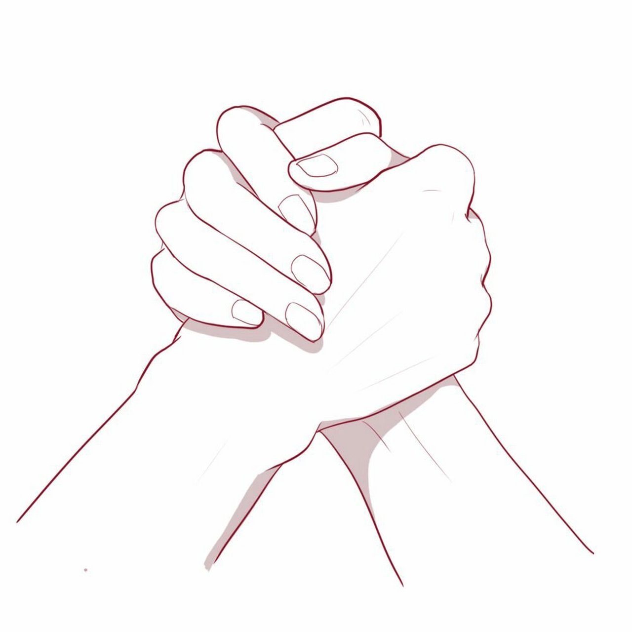 画手不会画"手"?双人手部模板合集来啦 如果说人体哪一部分最难画,那