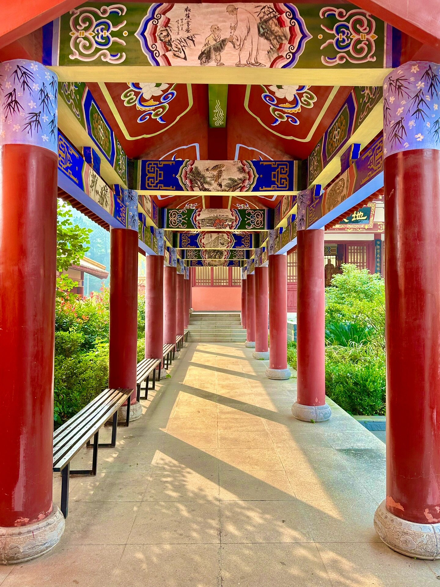 武汉拍照|蔡甸深藏清净寺庙——嵩阳寺