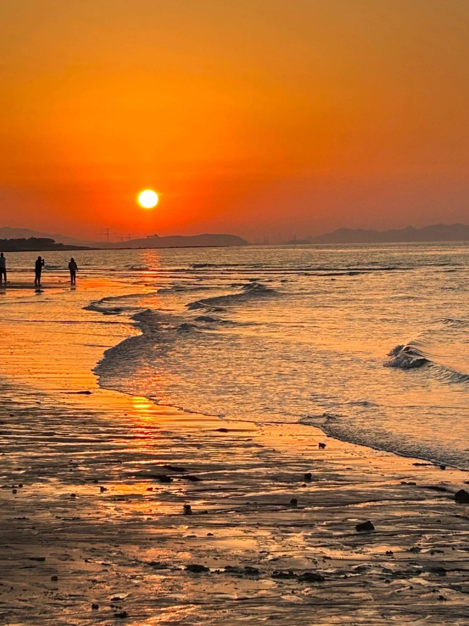 看看你们的大海照片🌊 橘子味的傍晚🌆