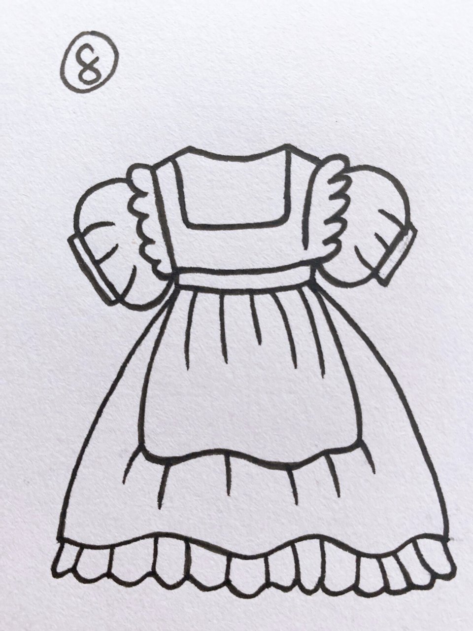 简笔画衣服卡通衣服手绘 9369♀15分享一组服饰类94的简笔画