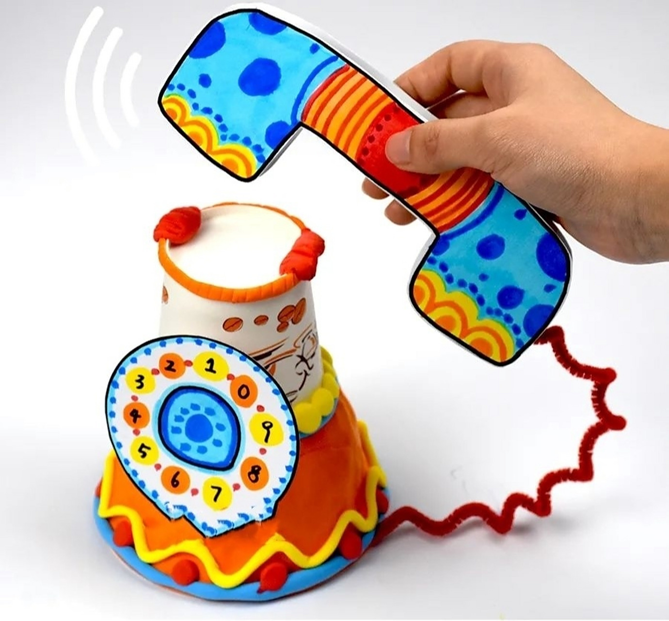 创意手工《电话来了!》带步骤 1.