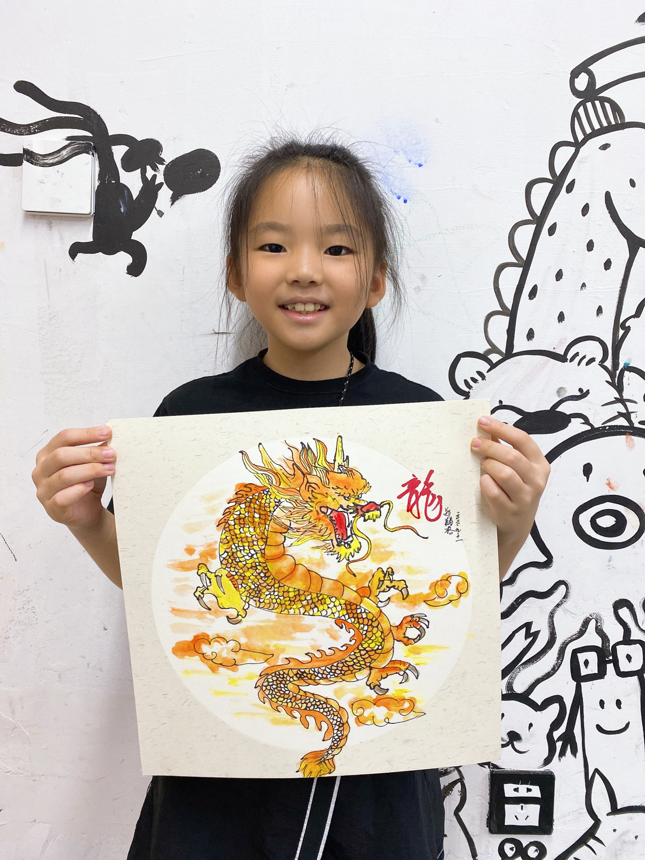 龙抬头幼儿园美术作品图片