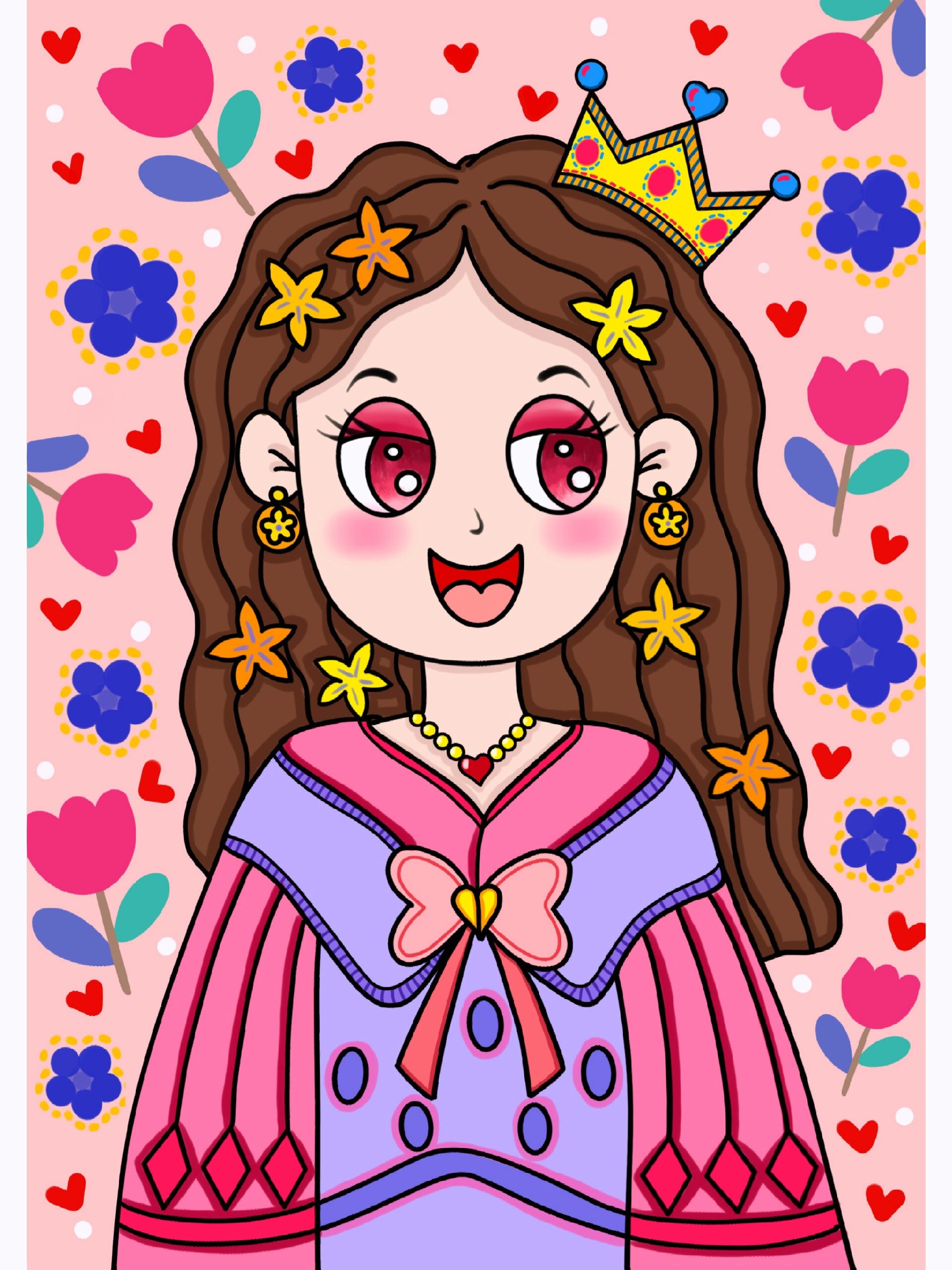 儿童画/《我的妈妈Ⅲ》/儿童创意美术