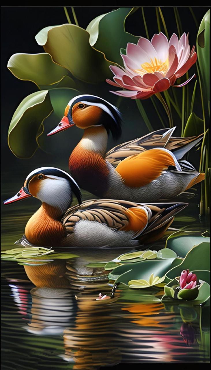 高清壁纸 美图分享 鸳鸯 缘分(黄际莉)壵人 《北方的狼》外景摄影!