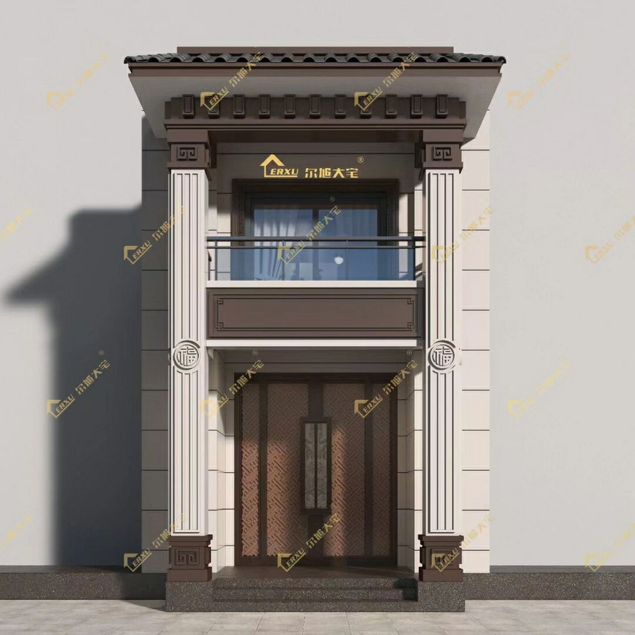 自建房别墅 | 新中式门庭外观设计分享 95俗话说,民以食为天,食以安