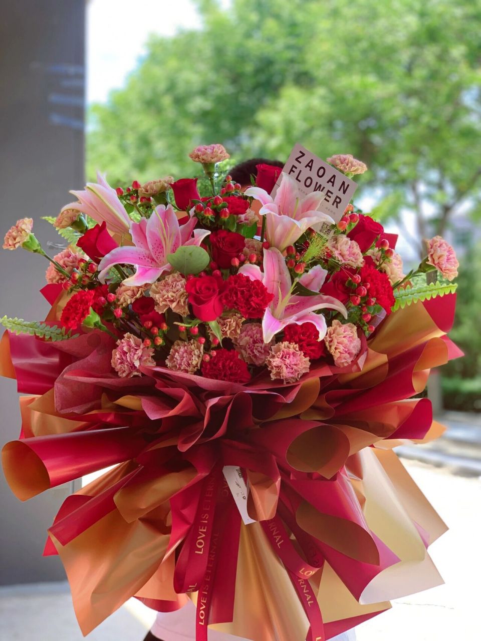 老人贺寿花束 家有一老如有一宝!给老人80大寿鲜花