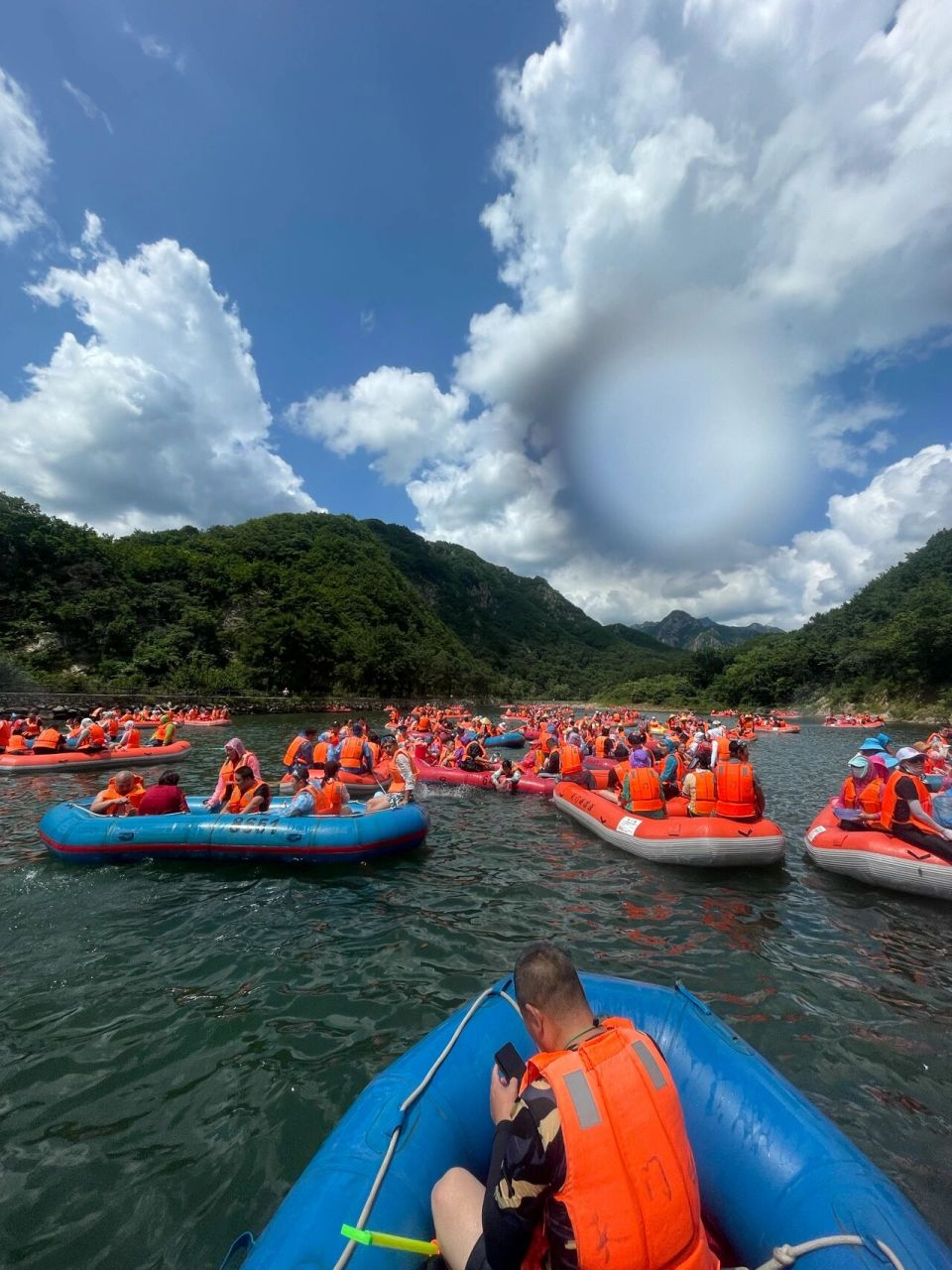大连旅游丨大连拍照丨天门峡漂流 99地点:大连天门山国家森林公园 .