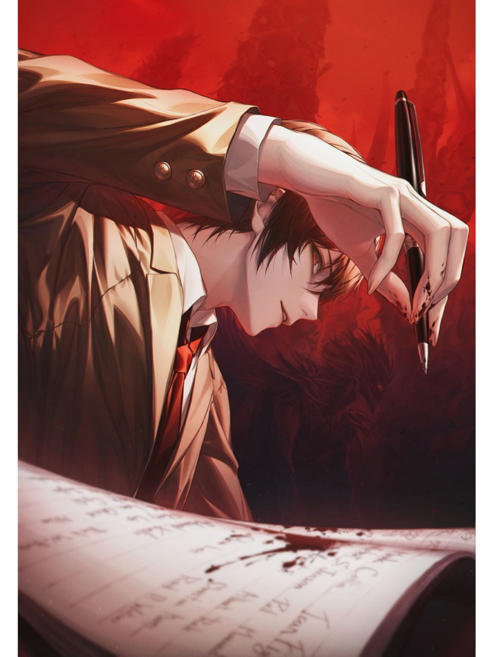 该写谁呢? #动漫# #死亡笔记# #deathnote## 【t:und08712】