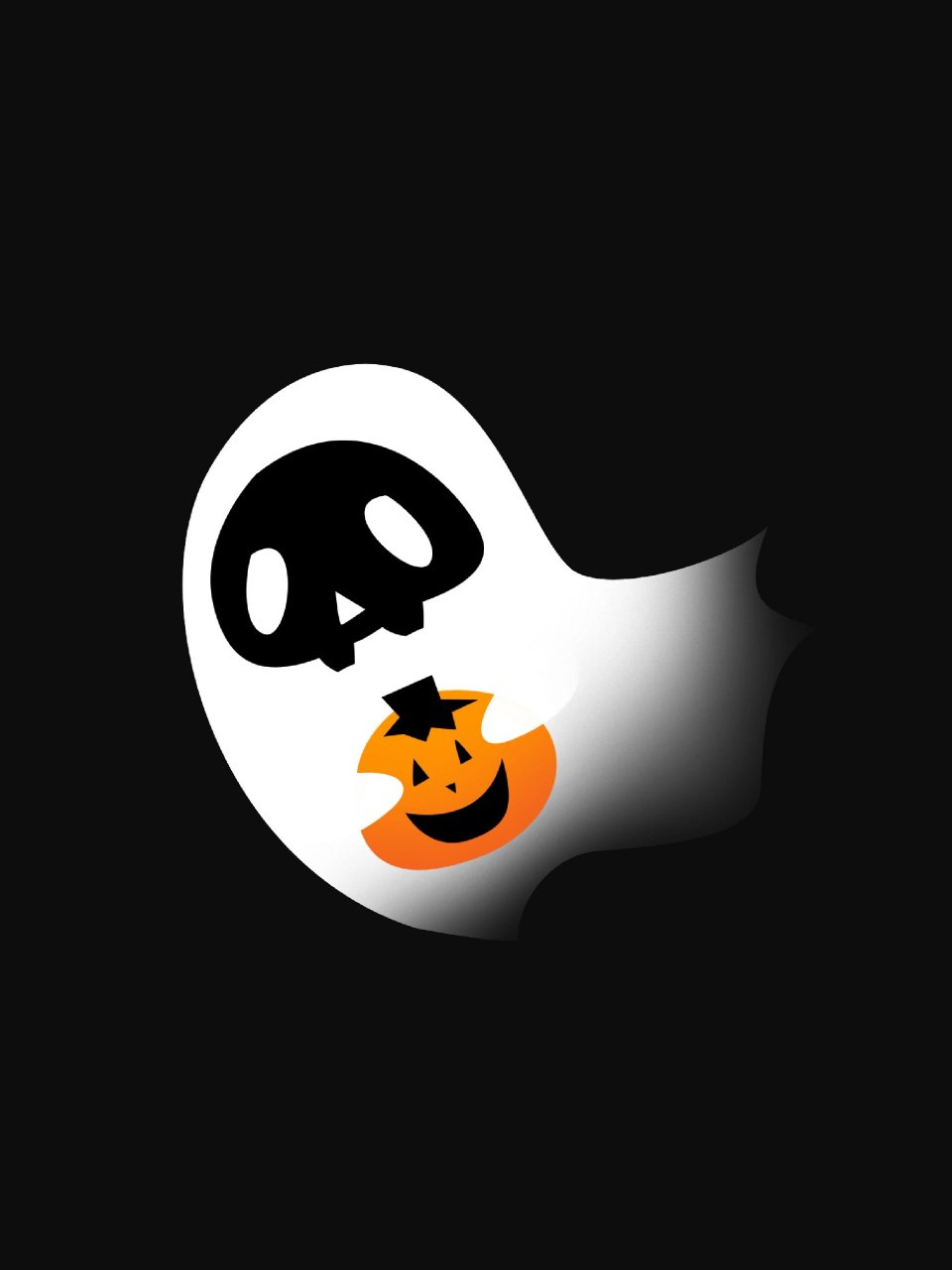 万圣节‖可爱幽灵手绘插画免抠素材图② 97979797 万圣节作为