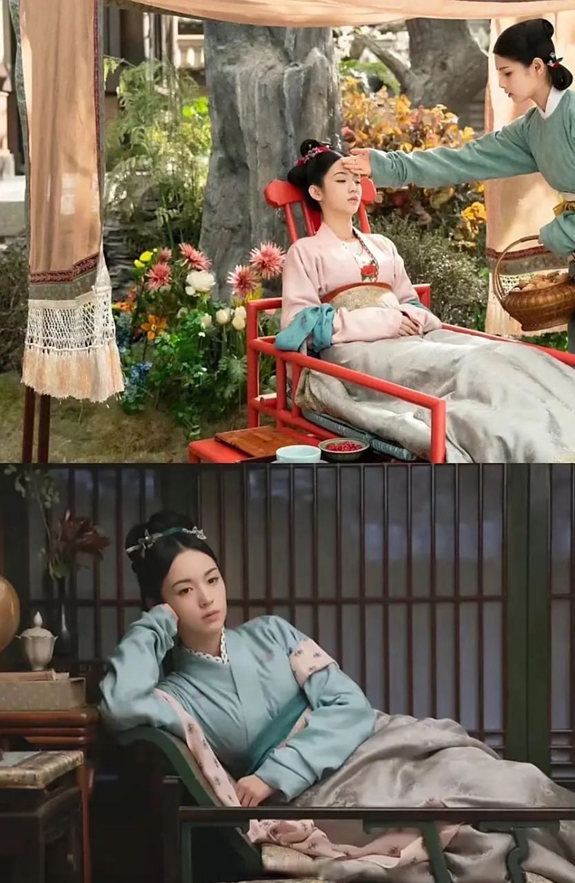 周也在为有暗香来里hold住了于正的造型吗?