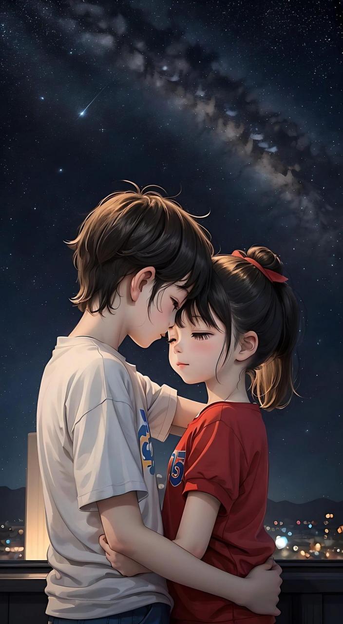 情侣图 二次元 情侣 治愈系 壁纸
