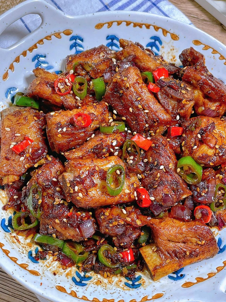 5元90两人晚餐|香辣孜然排骨 辣烧豆泡 78今日分享: 94香辣孜然