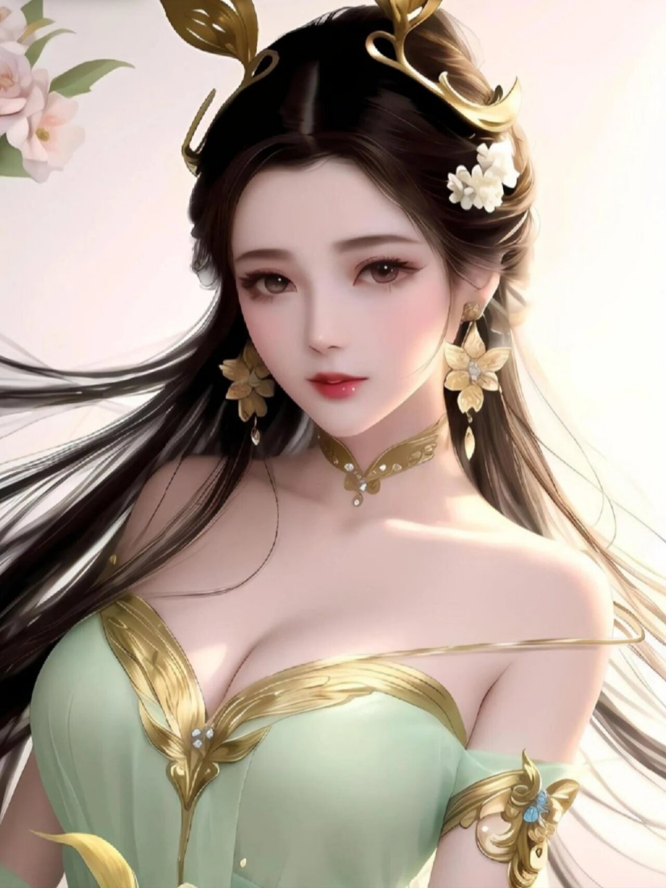 美女8k高清手机壁纸:回眸一笑百媚生 #手机壁纸#0202#高清壁纸