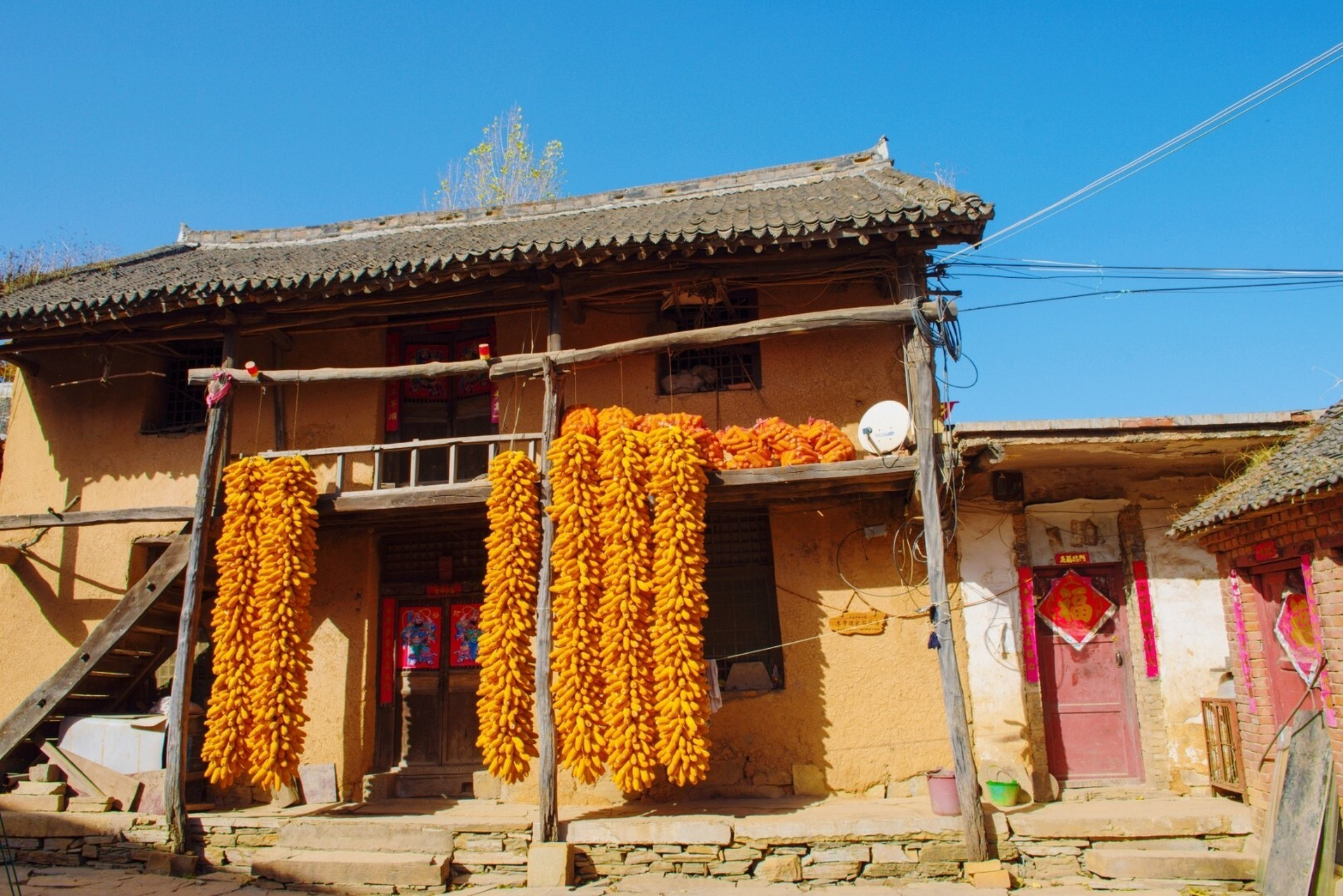 济源旅游90传统古村落水洪池 坐落于晋豫交界处的水洪池村,海拔1470