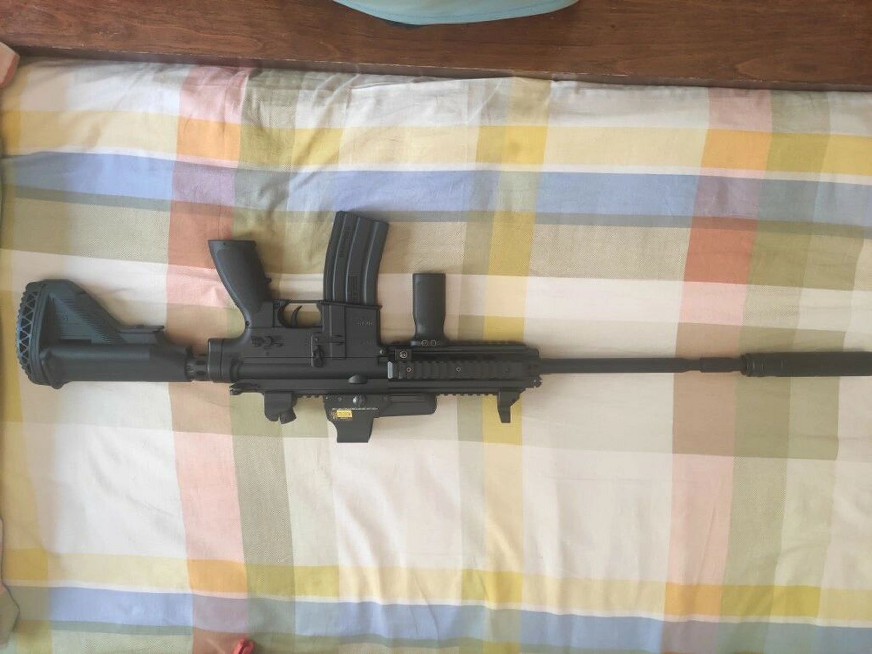 hk416c到hk416d的逐渐改变 锦明模型不可发射