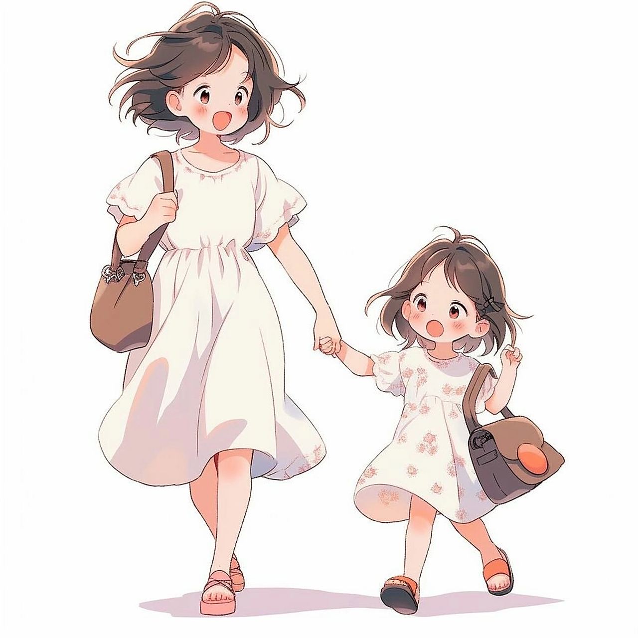 亲子头像‖妈妈和女儿