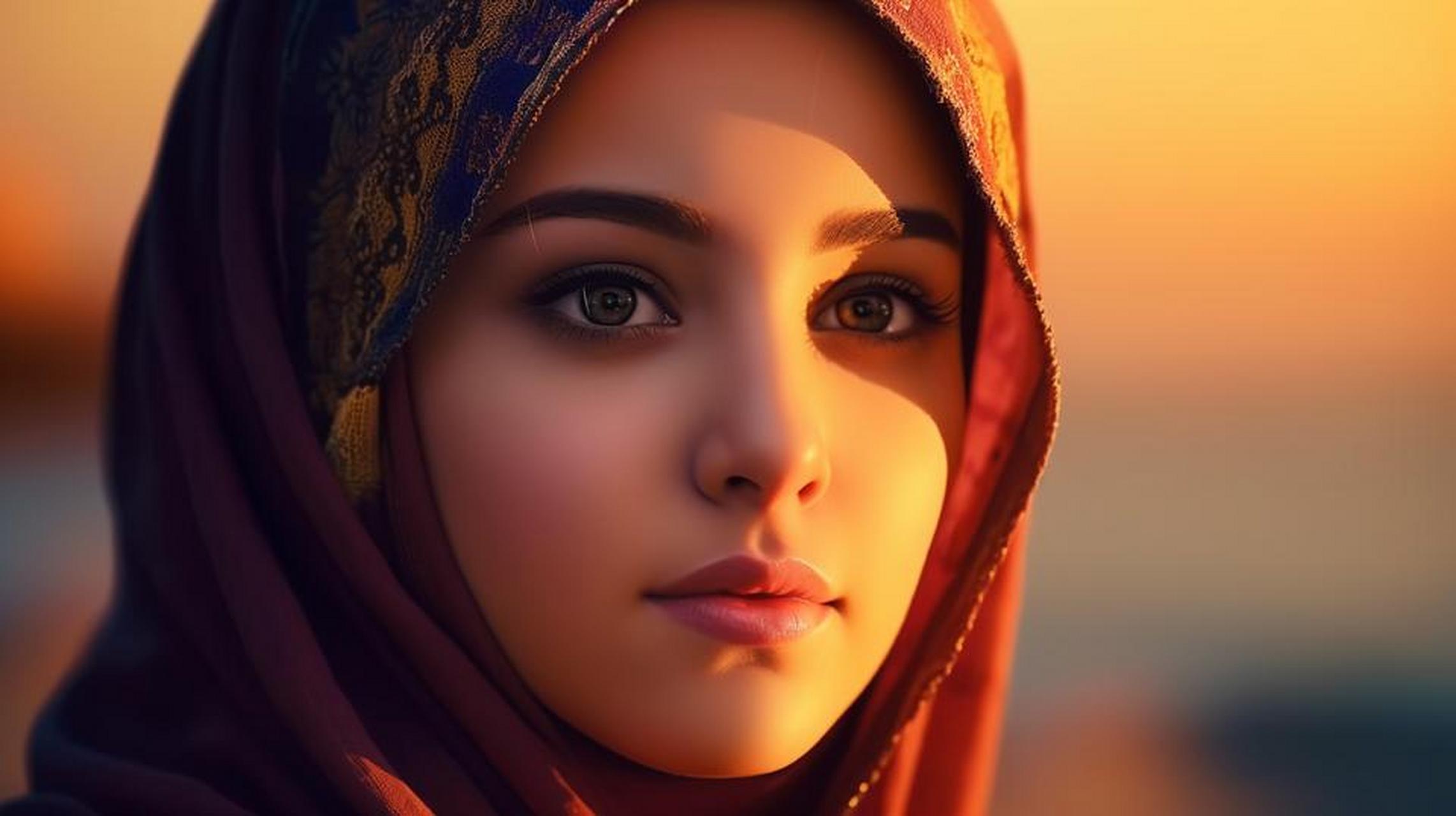 midjourney眼中的伊拉克美女.madjourney