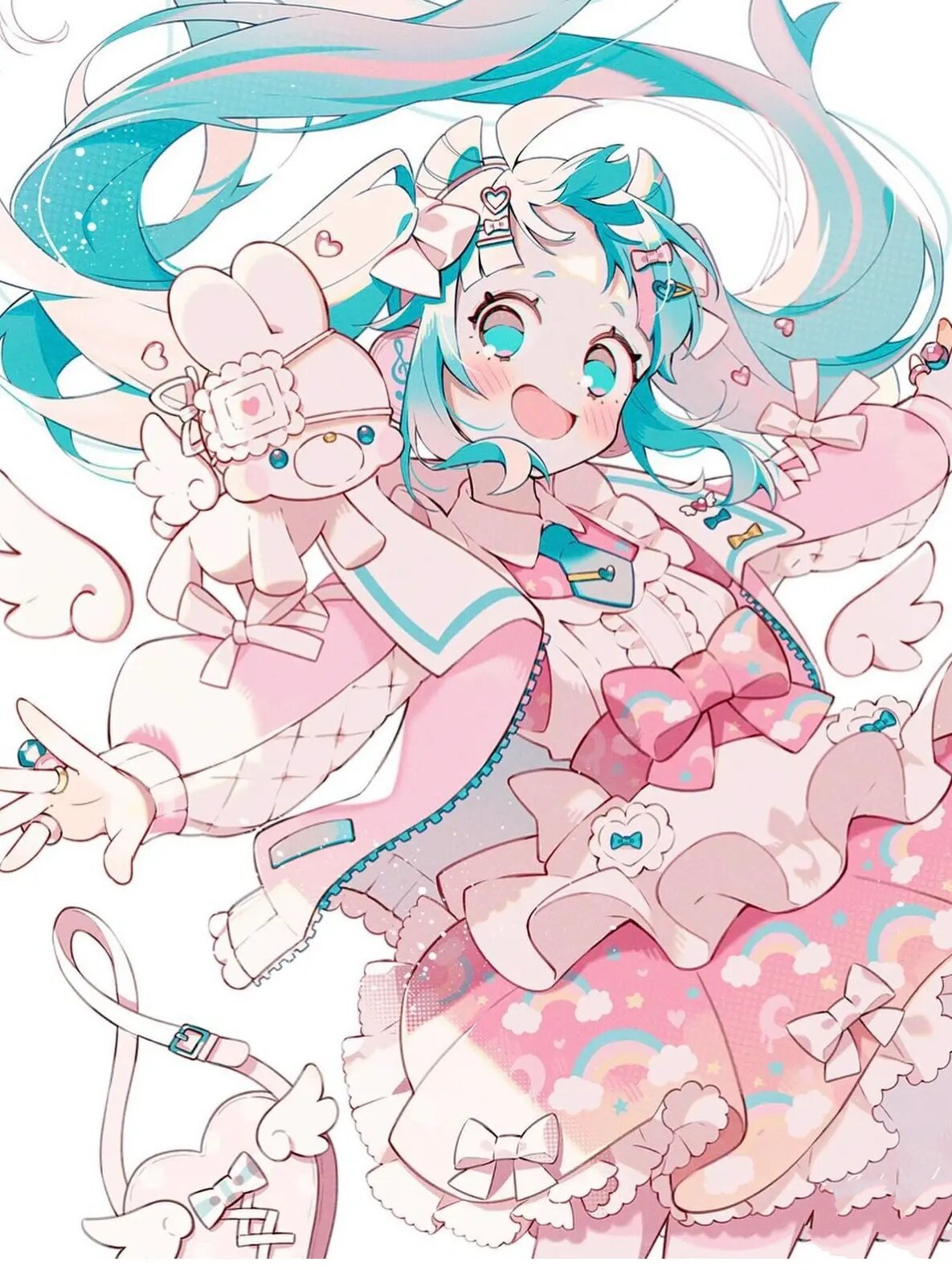 ❤️甜甜的动漫少女🌸动漫绘画素材分享