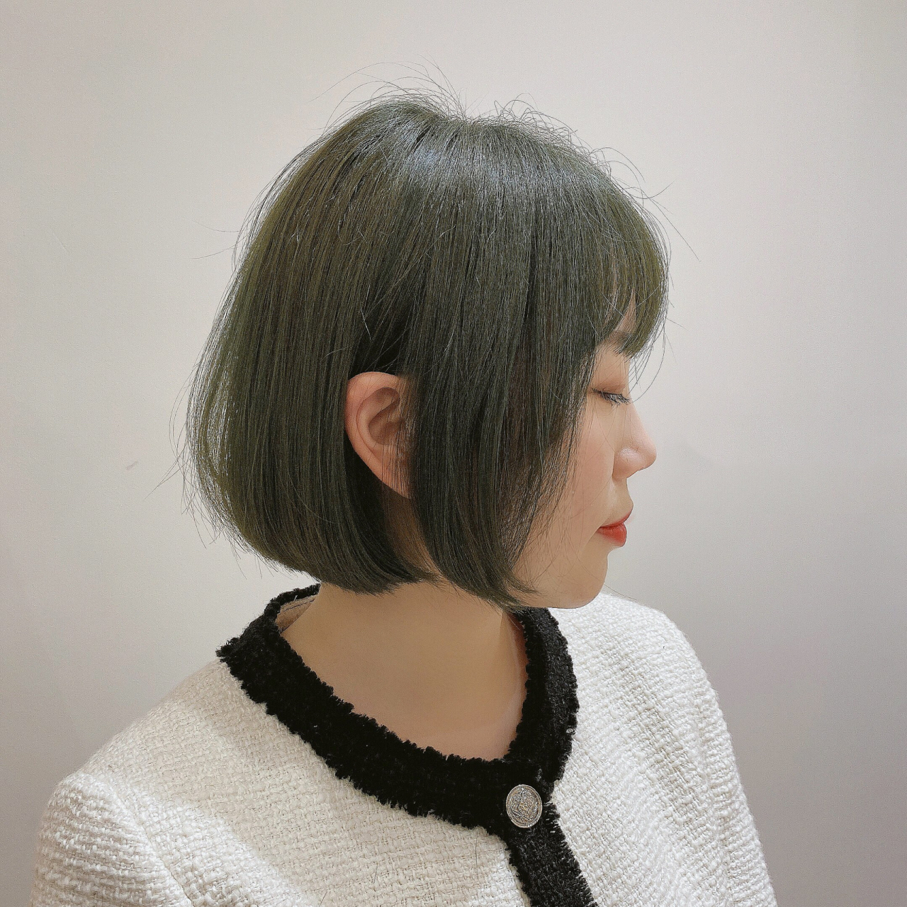 这么大第一次染闷青色!