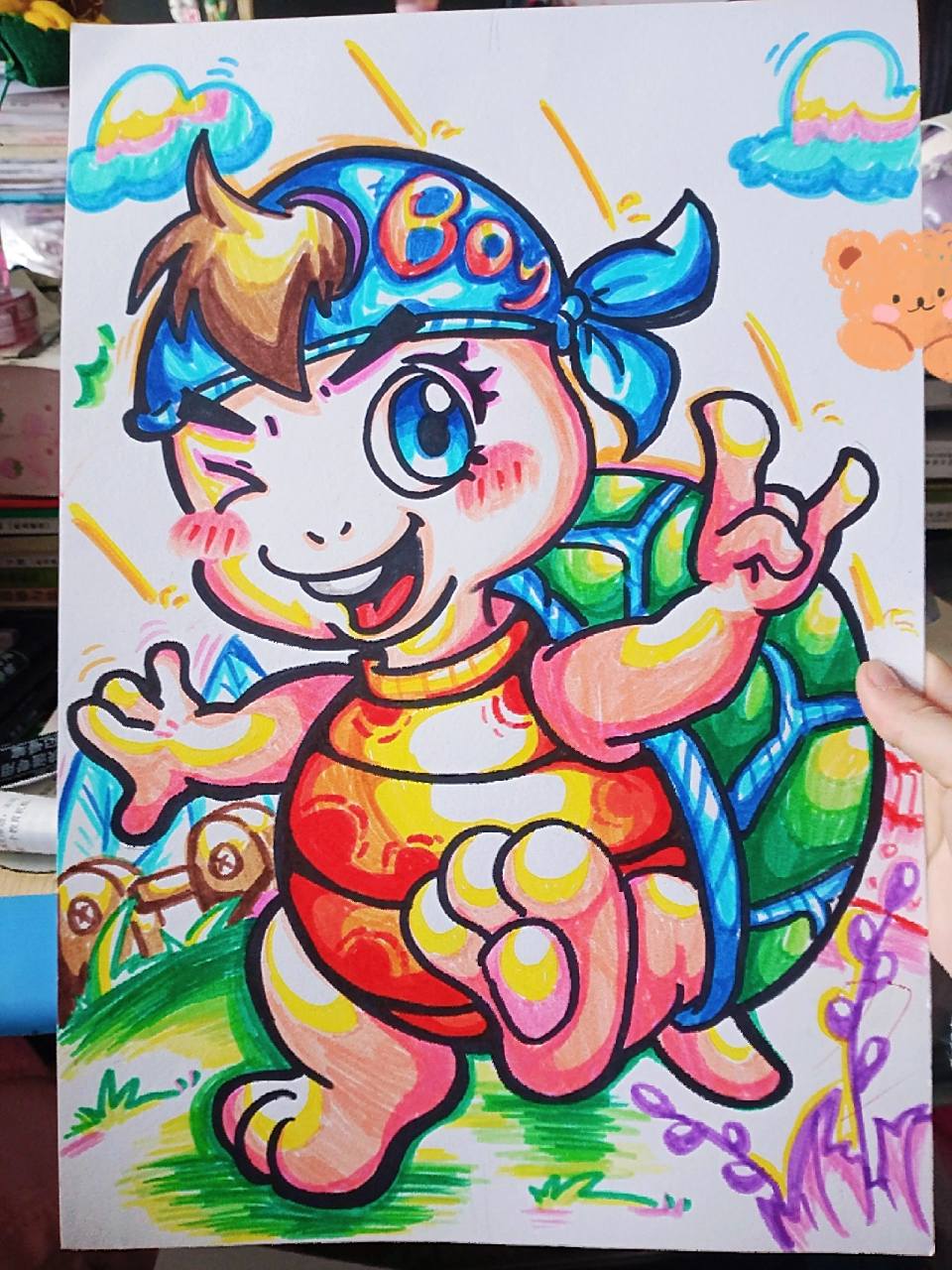 乌龟简笔画 乌龟简笔画