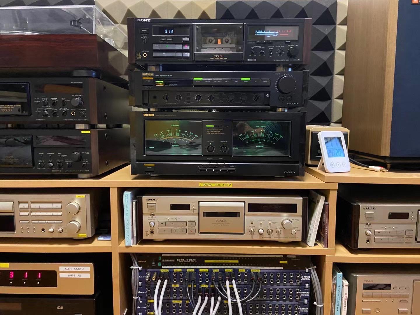 修复一台sony tc-k333esr三磁头卡座,主要是修复机芯.