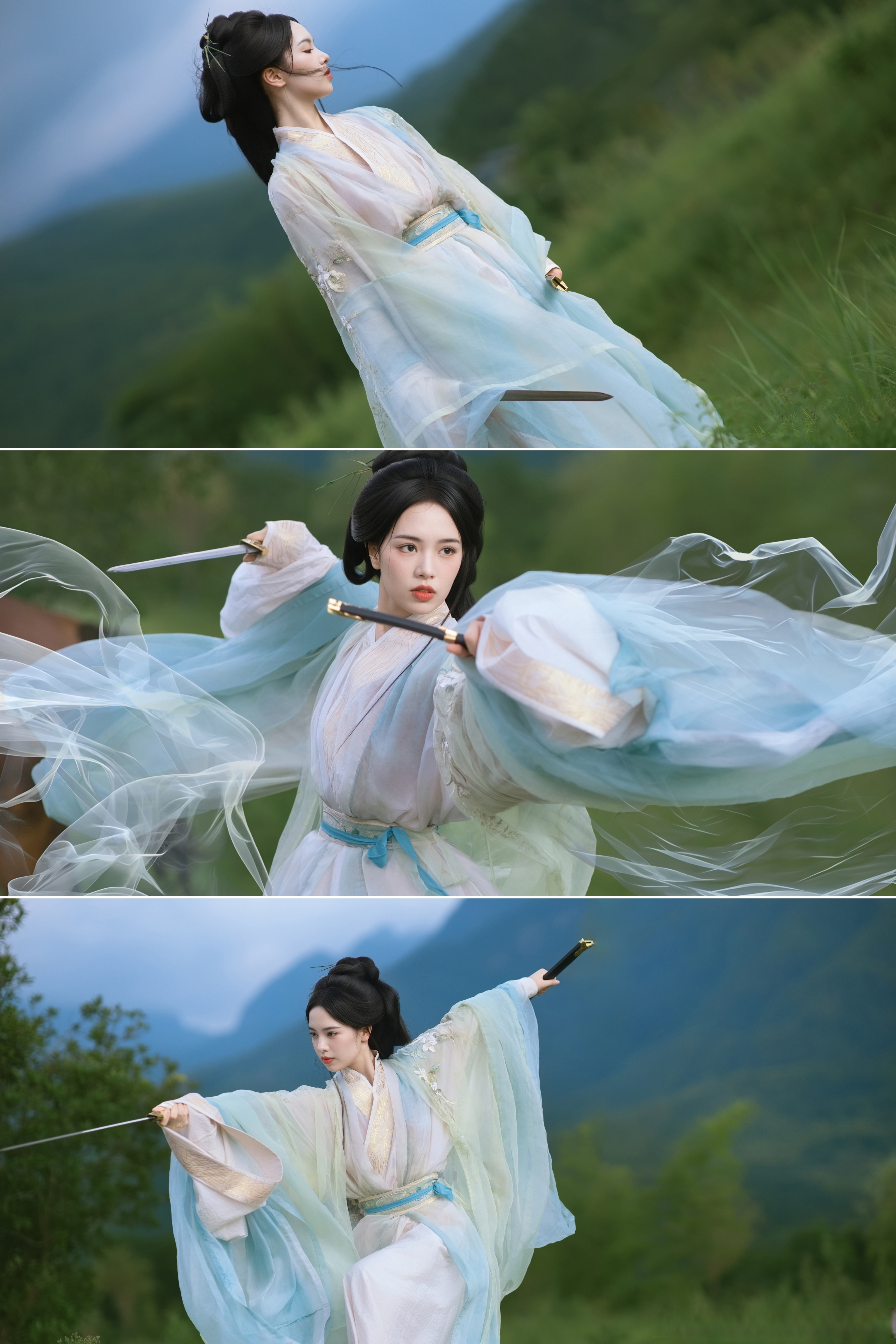 剑舞千里寒光凝,白马蹄踏动天地. 熊玉婷超话