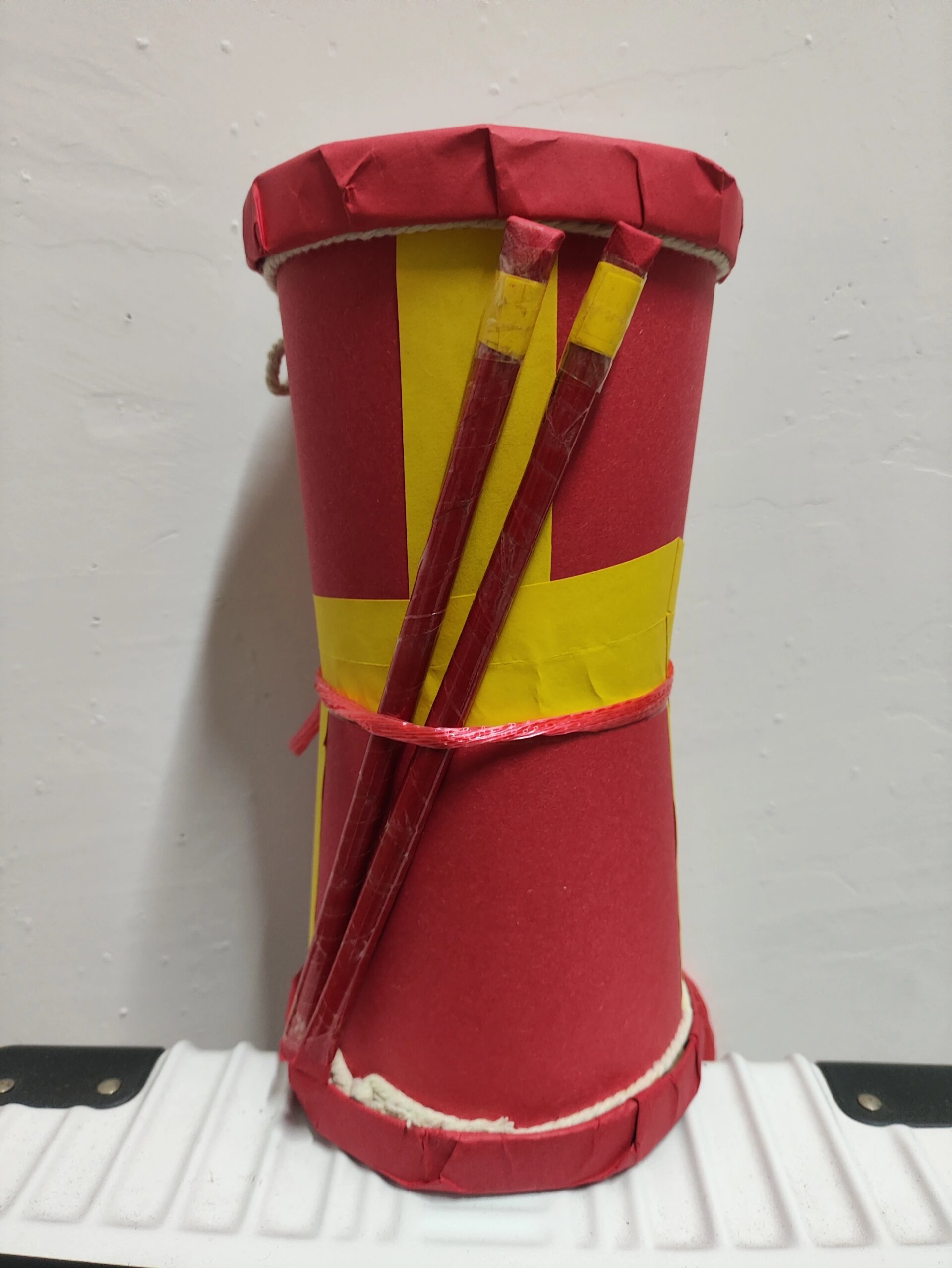 学前教育作业‖自制打击乐器‖非洲鼓