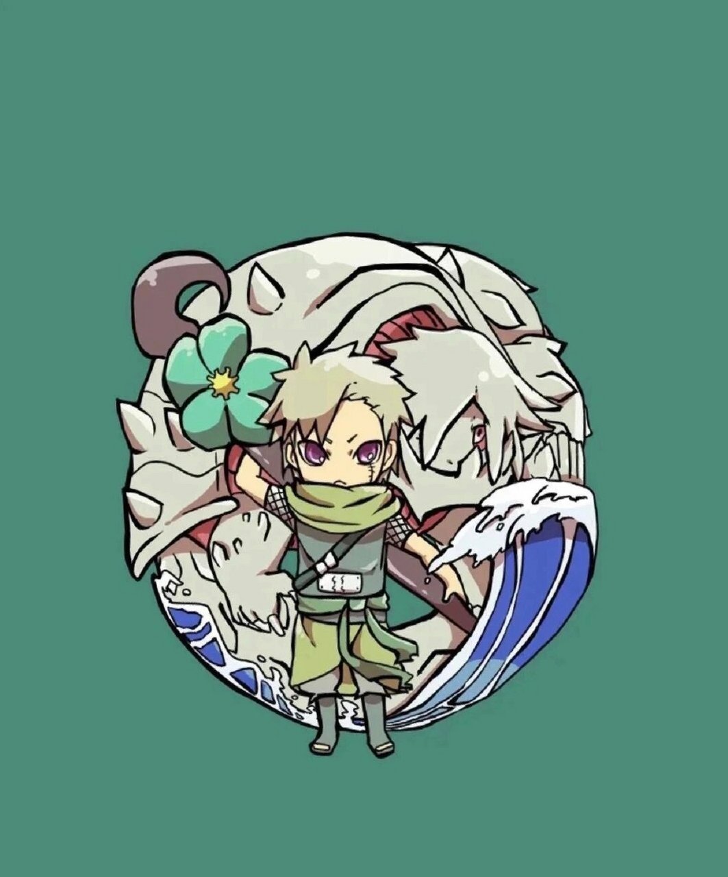 火影忍者1～9尾的头像