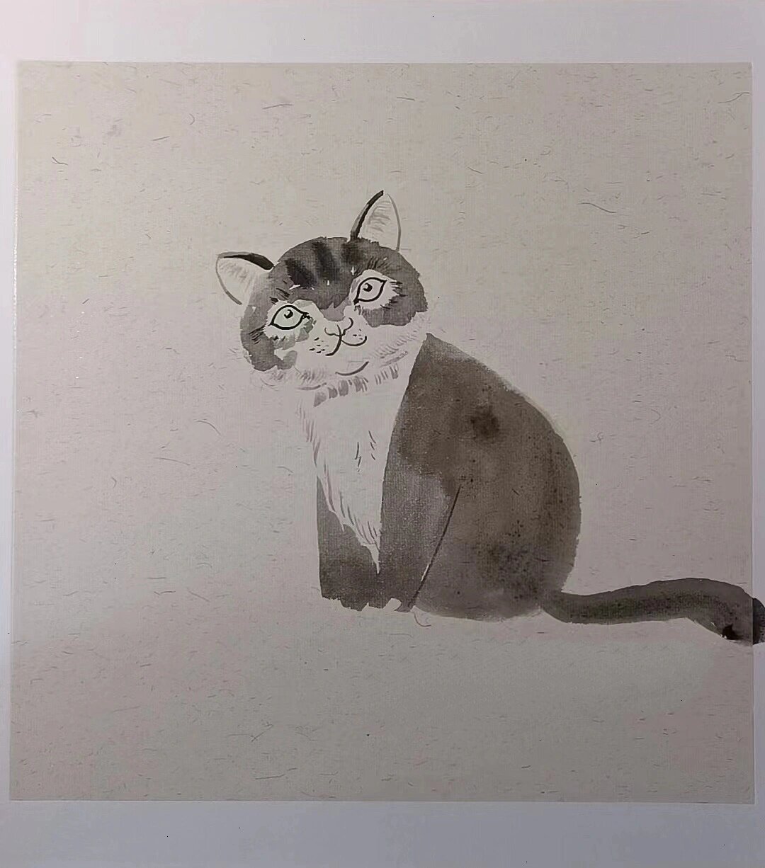儿童国画|萌趣动物水墨国画之小猫咪