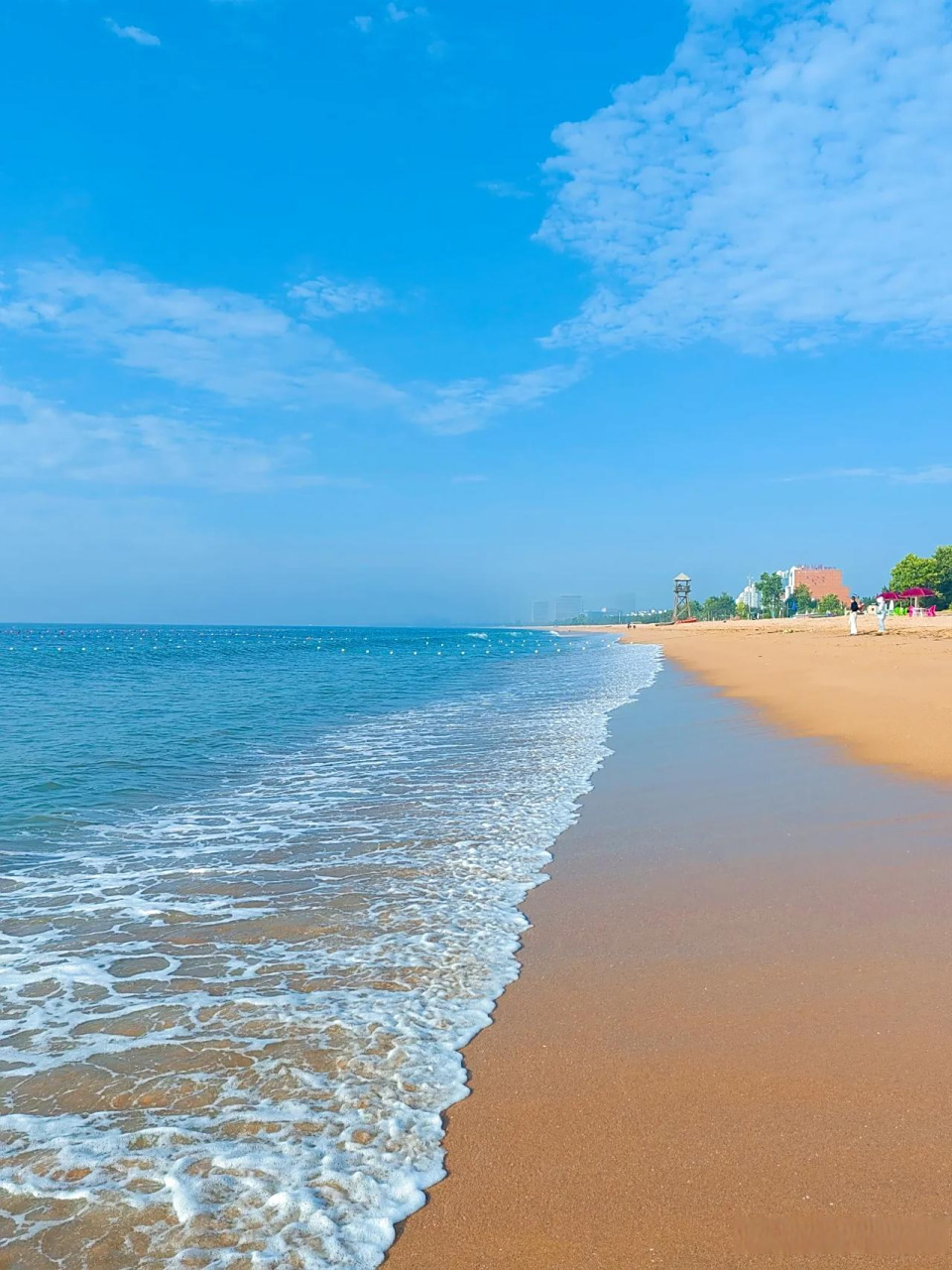 威海荣成海滨公园,清晨海边美景治愈系风景照片 海边上午景色 绝美