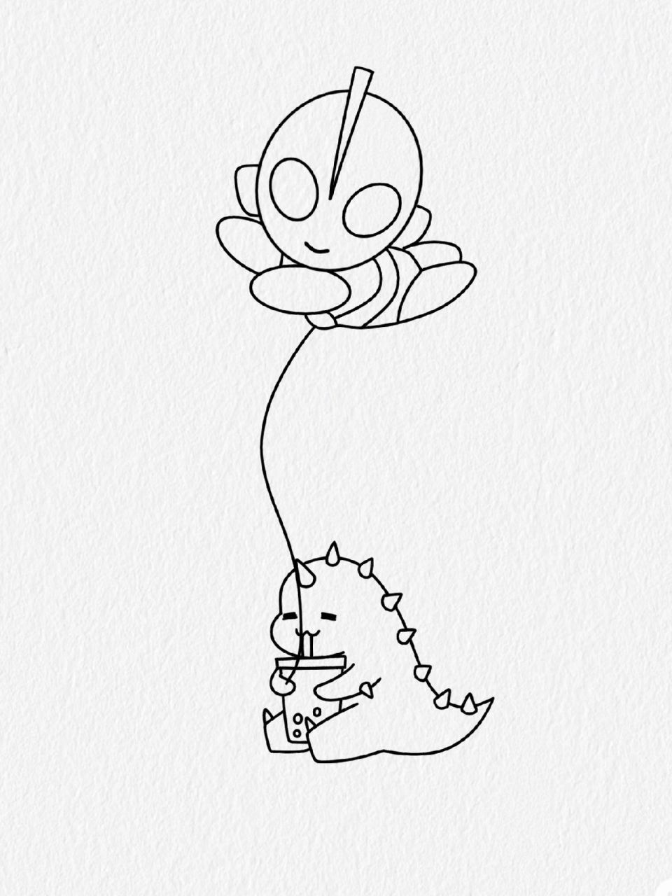 零基础画奥特曼|小怪兽90|超简单简笔画              我要紧紧的把