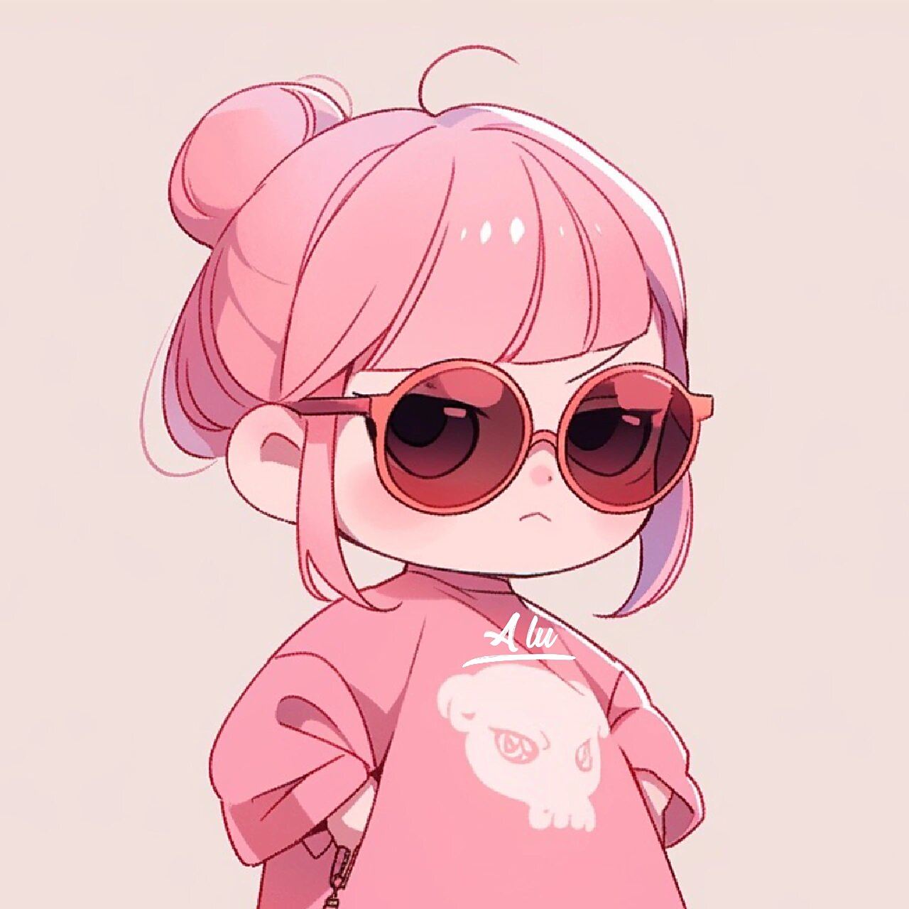 又拽又可爱的妹子,谁不爱呢|甜酷头像 她又拽又可爱,我好爱!