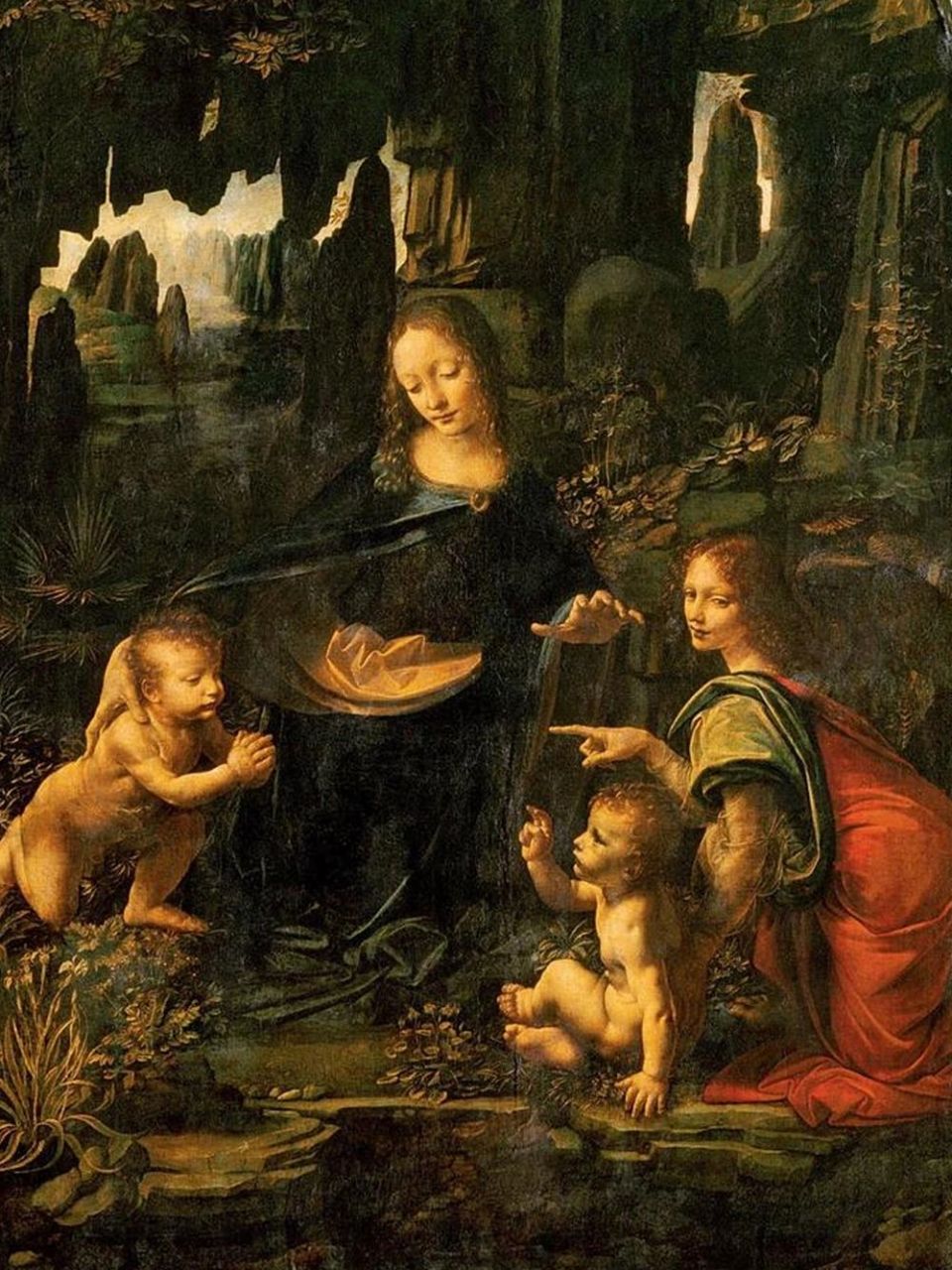 的画作有哪些——第5幅 🖼名       称:《岩间圣母》