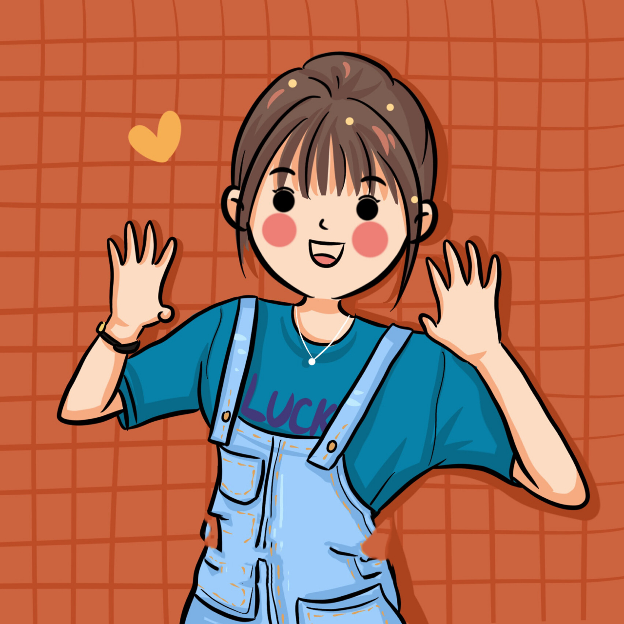 可爱女生酷酷女生头像 照片转手绘可爱卡通头像,描绘属于你的小故事