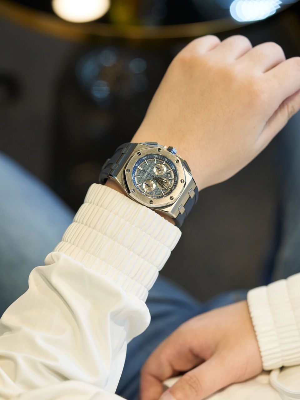 「sold」阳刚型男拒绝傻大粗 爱彼26480ti 爱彼皇家橡树离岸型一直给