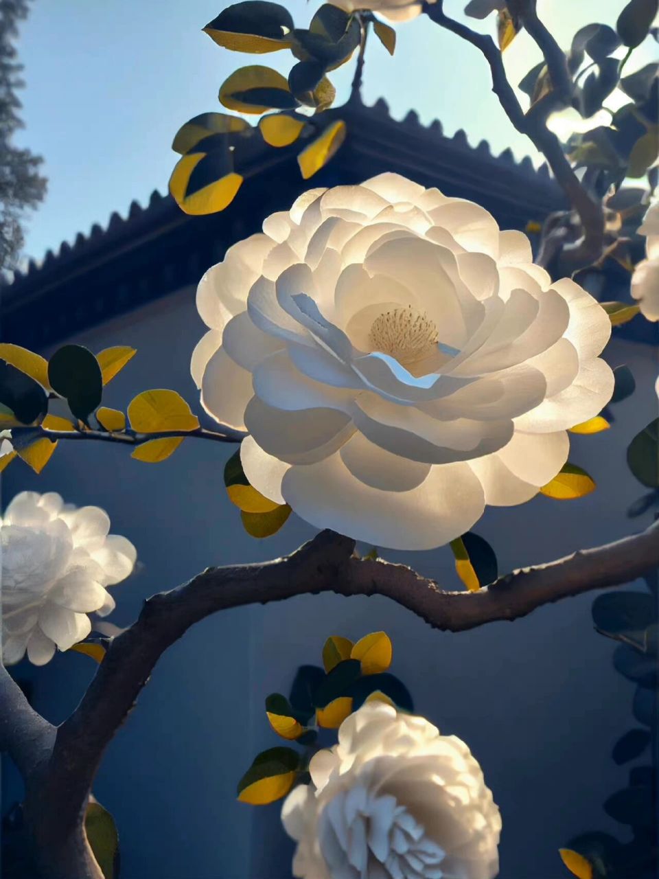 白山茶花 白山茶